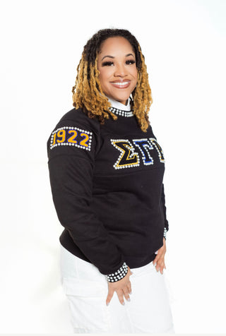 ΣΓΡ Blackout PEARLfection Crewneck