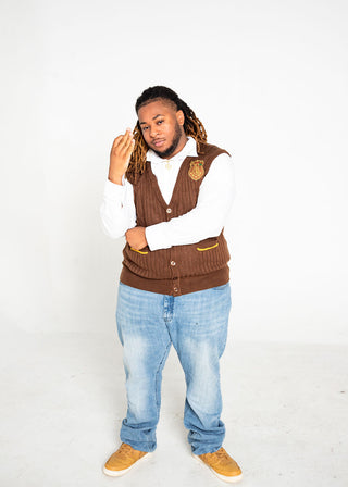 ΙΦΘ Vest 001 Brown