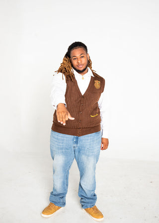 ΙΦΘ Vest 001 Brown
