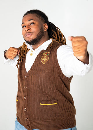 ΙΦΘ Vest 001 Brown