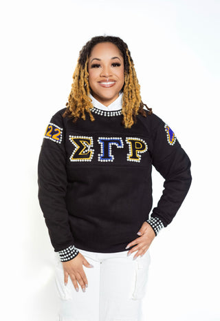 ΣΓΡ Blackout PEARLfection Crewneck
