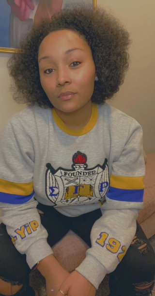 ΣΓΡ Grey Chenille  SHIELD Crewneck