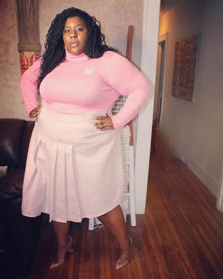 AKA Pink Turtleneck