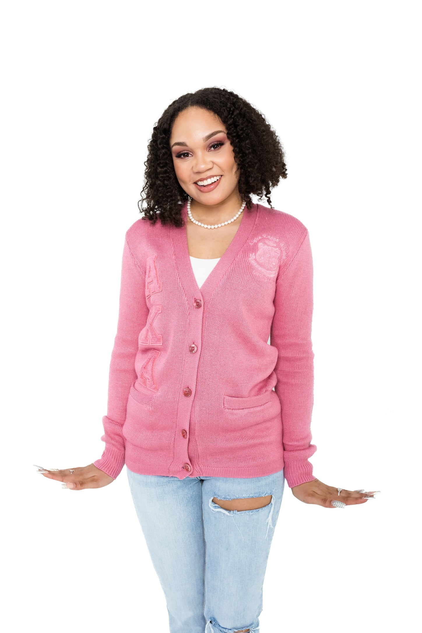 AKA Triple Pink Cardigan