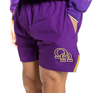 ΩΨΦ Purple Running Shorts