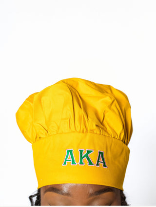 AKA GOLD APRON & HAT