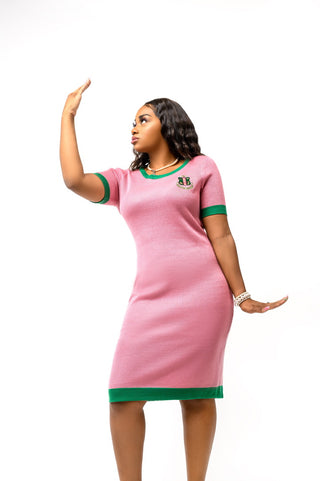 aka knit dress AKA Knit One-Shoulder Dress PINK / 3XL