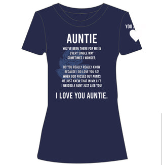 Blue Auntie T-Shirt