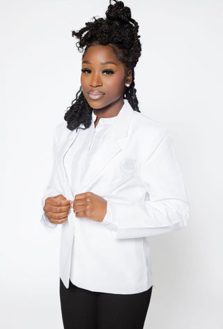 AKA Uninterrupted White Blazer