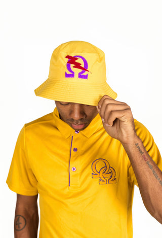 ΩΨΦ Gold Bucket Hat