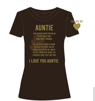 Brown Auntie T-Shirt