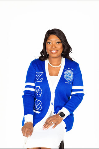 ΖΦΒ Blue Cardigan