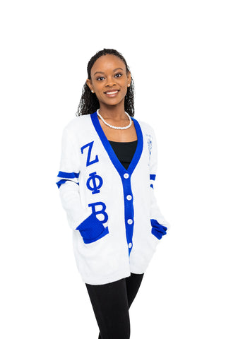 ΖΦΒ White Cardigan