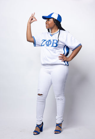 ZΦΒ HOMECOMING JERSEY WHITE