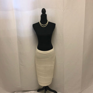 Winter White Knit Skirt