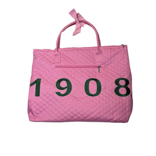 AKA PINK QUILTED TOTE BAG