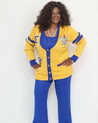 ΣΓΡ Gold Cardigan