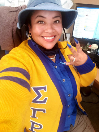 ΣΓΡ Gold Cardigan