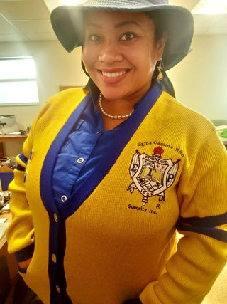 ΣΓΡ Gold Cardigan