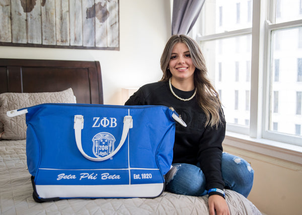 ΖΦΒ Rolling DUFFLE BAG – Kendalls Greek