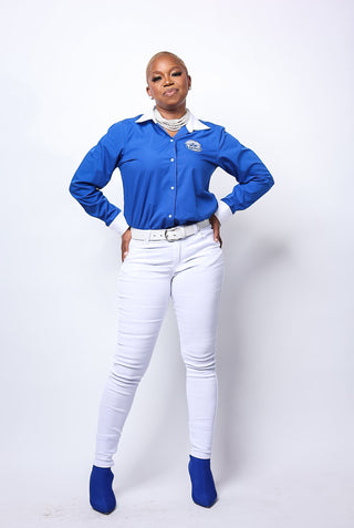 ΖΦΒ Blue Button Up