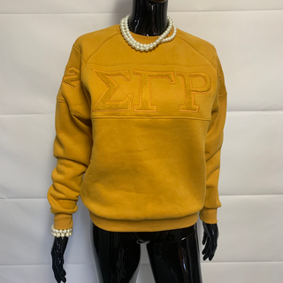 ΣΓΡ Retro Triple Gold Crewneck
