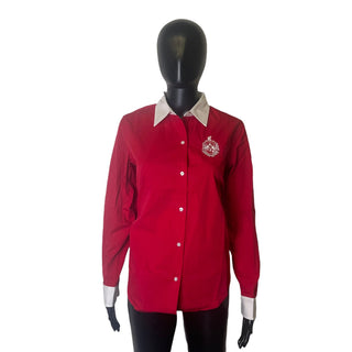 ΔΣΘ BUTTON UP RED