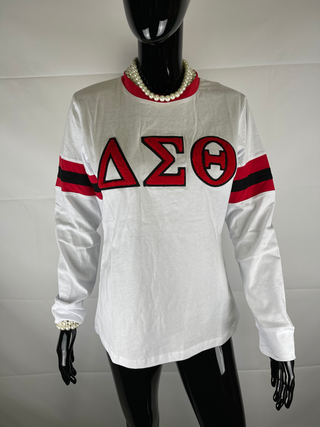 ΔΣΘ White Chenille LS07