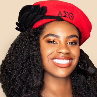 ΔΣΘ Beret Red/Black