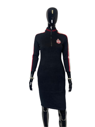 ΔΣΘ Black Zip Dress