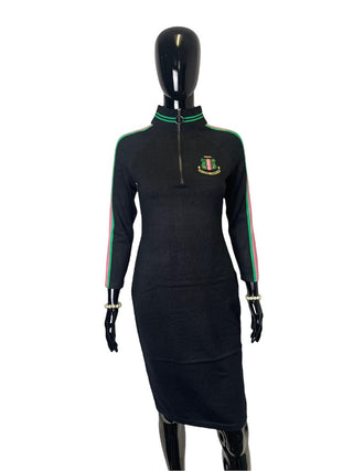 AKA Black Zip Dress