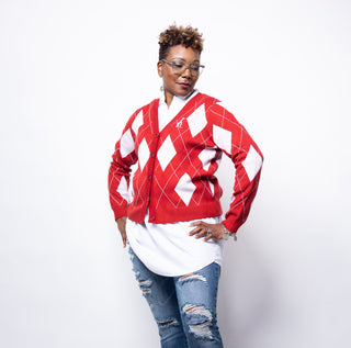 ΔΣΘ Golf Cardigan (swcheck001)